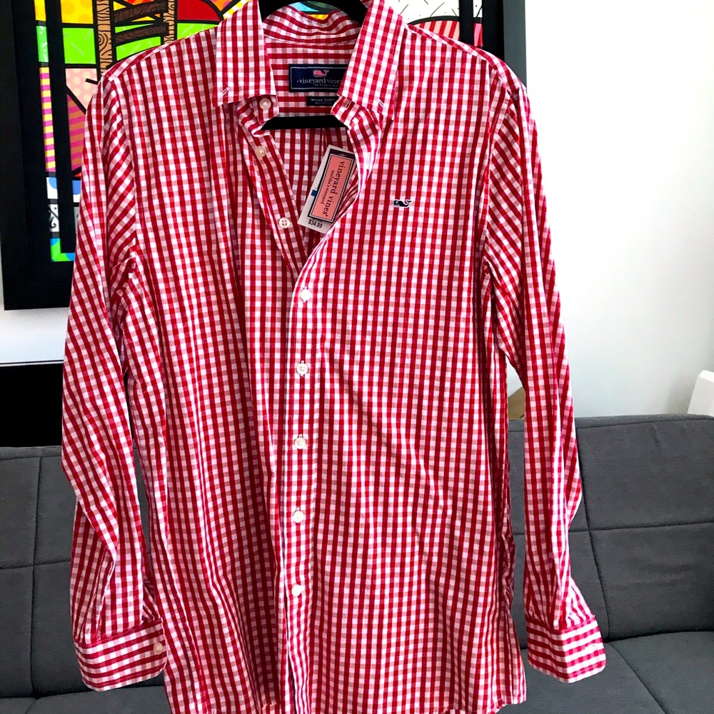 BRAND NEW BOY’S VINEYARD VINES BUTTON SHIRT